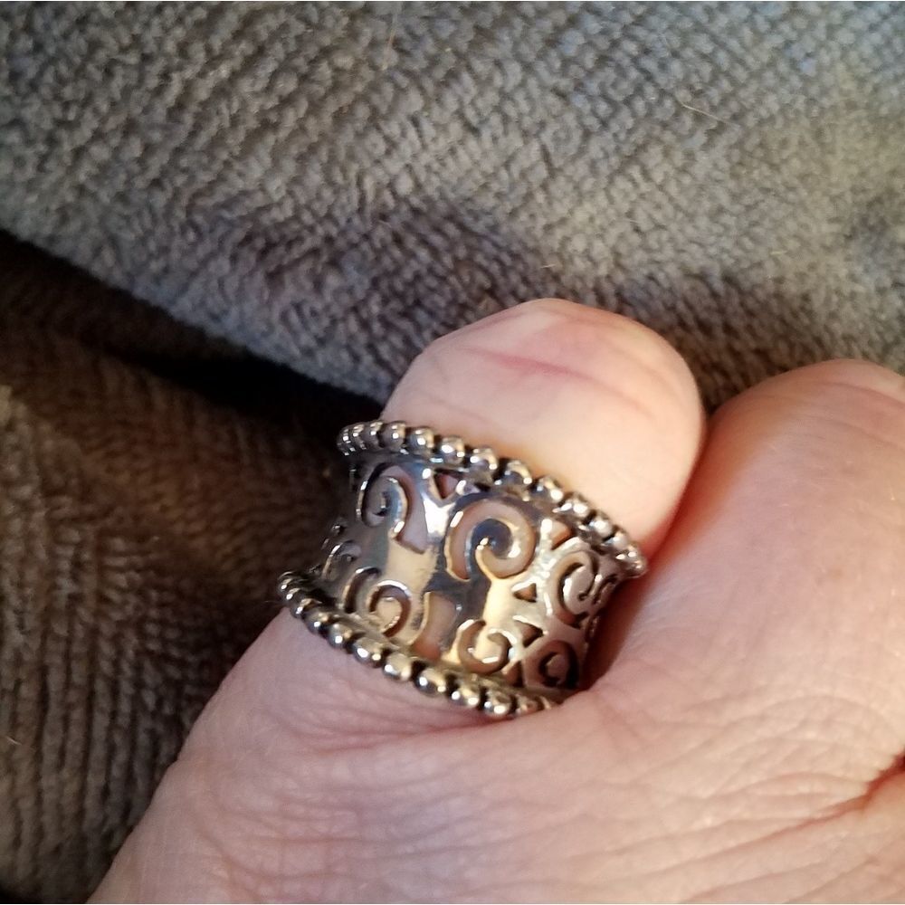Silvertone Ring Size 7 - Picture 6 of 6